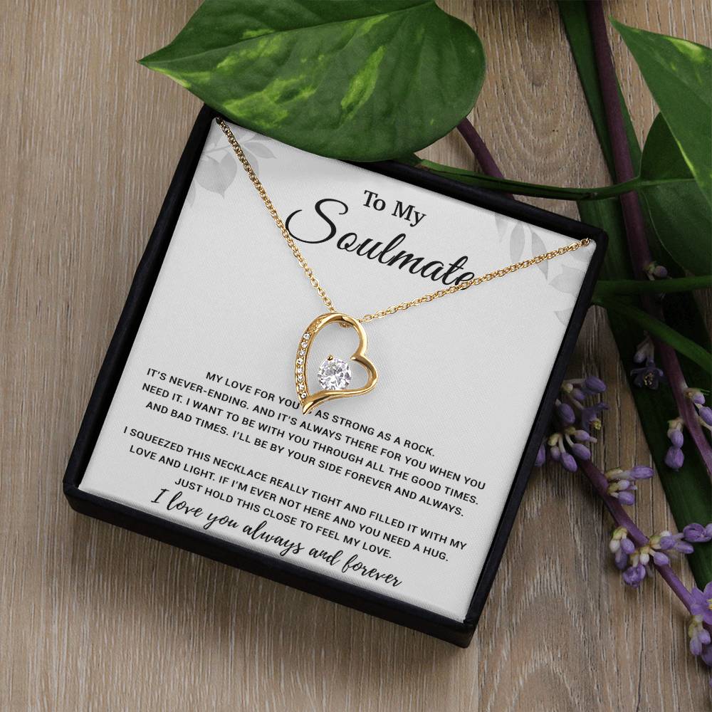To My Soulmate Necklace Gift For Wife Girlfriend Birthday Anniversary Christmas 6_1
