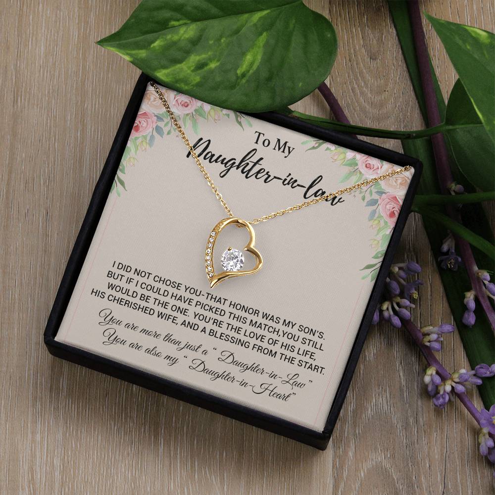 To My Daughter-In-Law Necklace, Gift For Daughter In Law, Daughter In Law Gift 8_11