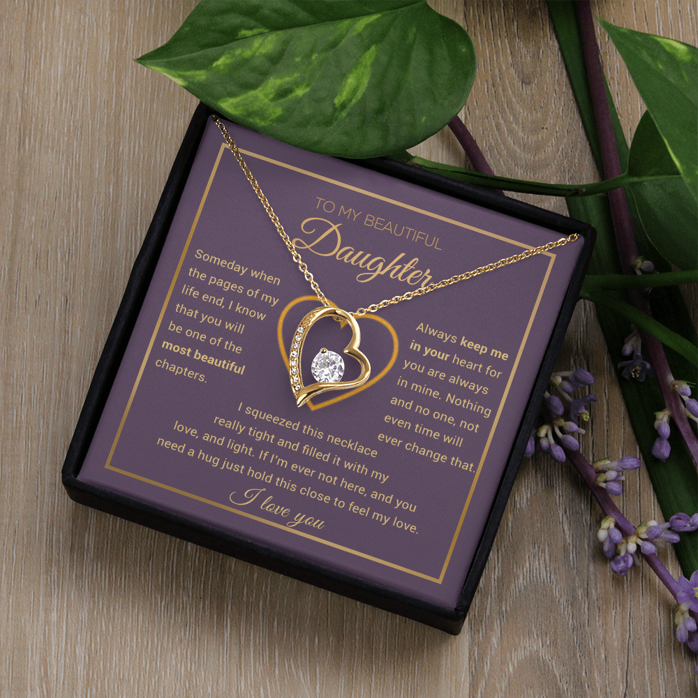 To My Daughter Necklace, Gift For Daughter From Dad, Daughter Father Necklace 30_11_Tim