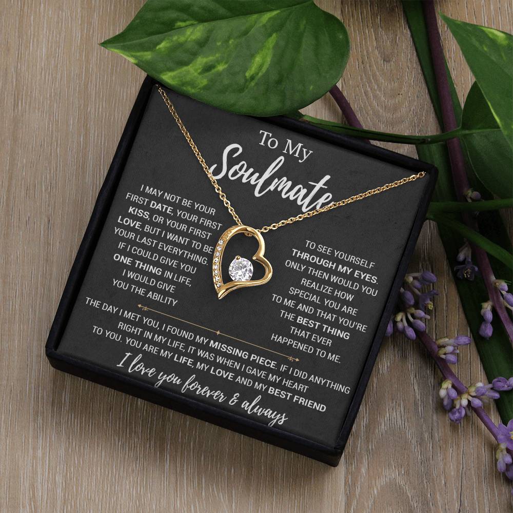 To My Soulmate Necklace, Birthday Gifts For Her, Christmas Gift For Soulmate 13_9