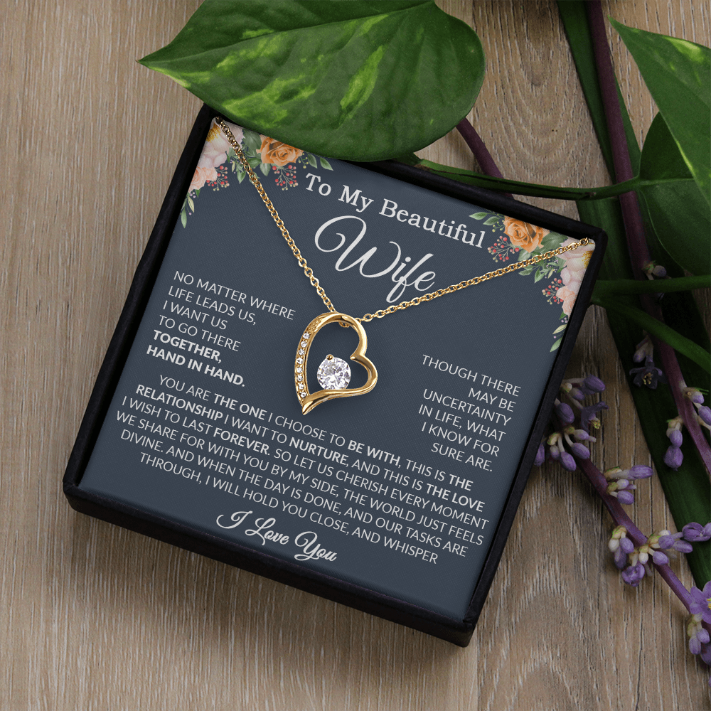 To My Wife Necklace, Wife Gift From Husband, Wife Husband Necklace, Christmas Gift 7_9