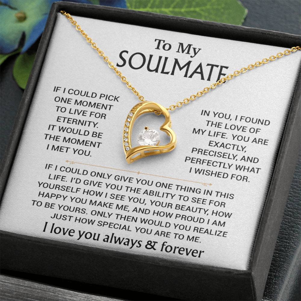 To My Soulmate Necklace, Soulmate Gift, Gift For Girlfriend, Christmas Gift 27_8_WHITE