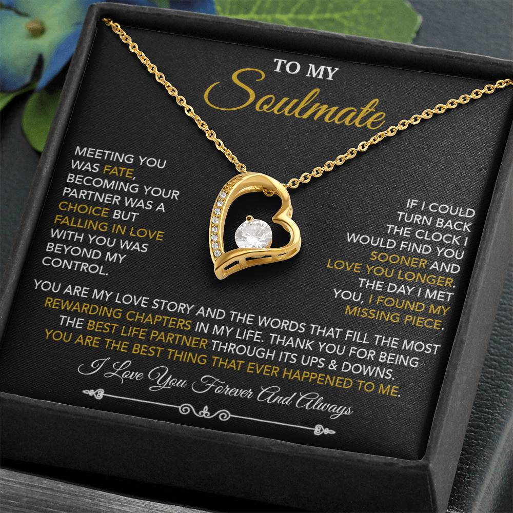 To My Soulmate Necklace, Soulmate Gift, Gift For Girlfriend, Christmas Gift 15_10