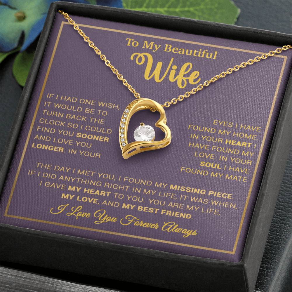 To My Wife Necklace, Gift For Wife, Anniversary Gift For Wife, Christmas Gift 27_9_Tim