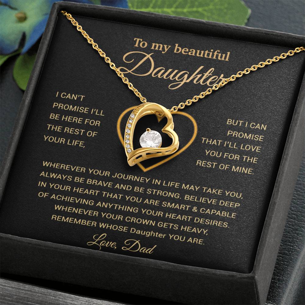 To My Daughter Necklace, Gift For Daughter From Dad, Daughter Father Necklace 25_11
