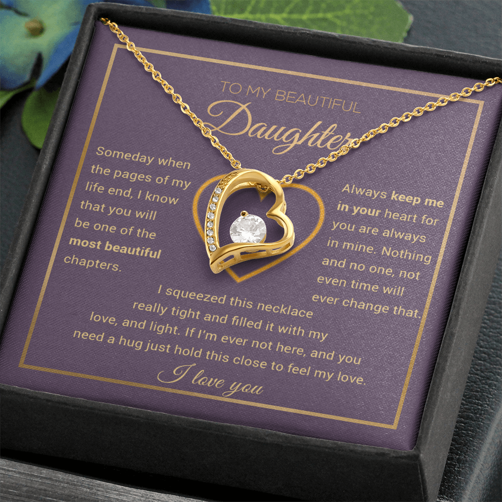 To My Daughter Necklace, Gift For Daughter From Dad, Daughter Father Necklace 30_11_Tim