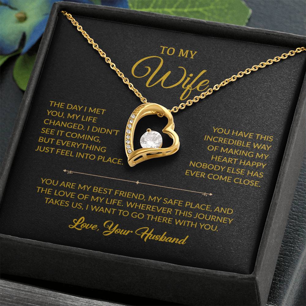 To My Wife Necklace, Gift For Wife, Anniversary Gift For Wife, Necklace For Wife