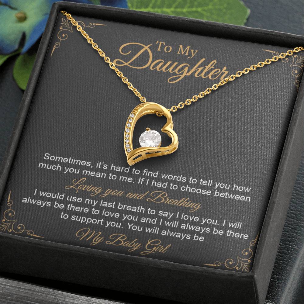 To My Daughter Necklace, Gift to My Daughter, Graduation Gift for Daughter