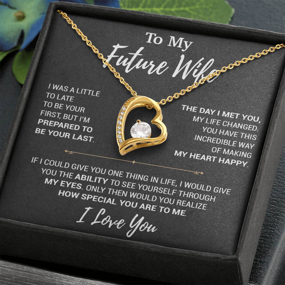 To My Future Wife Gift, To My Soulmate, Girlfriend Necklace, Gift For Wife
