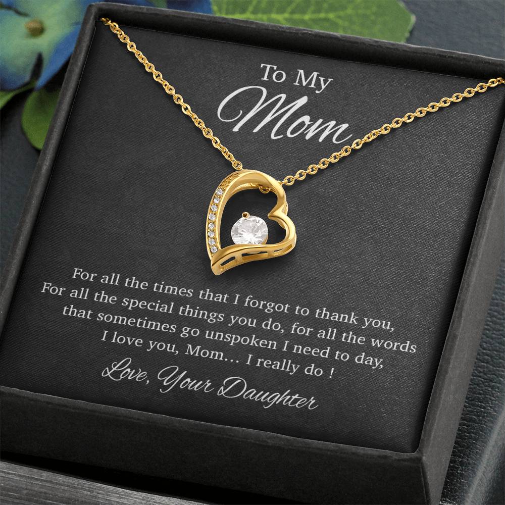 To My Mom Necklace, Gift For Mom From Daughter, Mother's Day Gifts 31_3