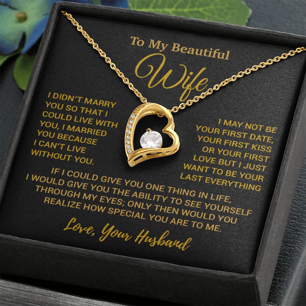 To My Wife Necklace, Christmas Gifts For Women, Anniversary Gift For Wife 3_8
