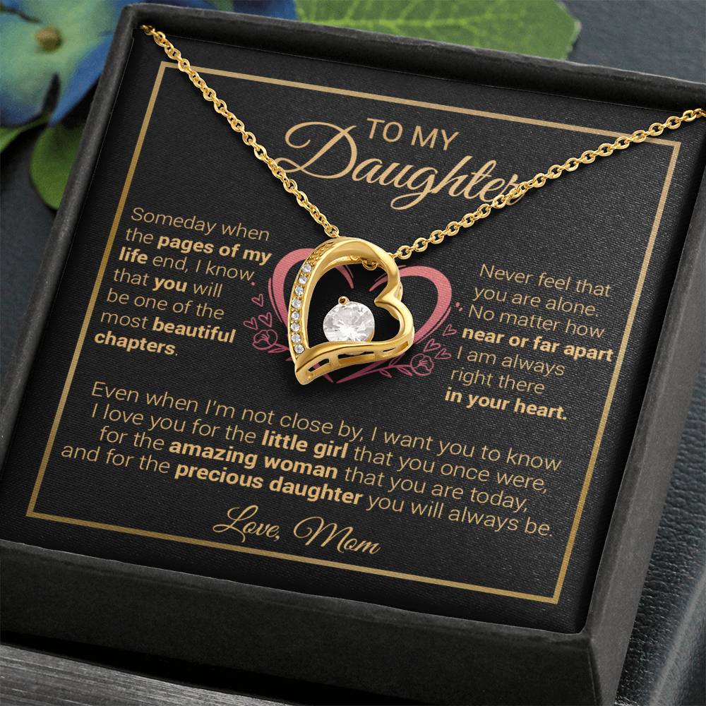 To My Daughter Necklace, Gift for Daughter from Dad And Mom Daughter 13_12