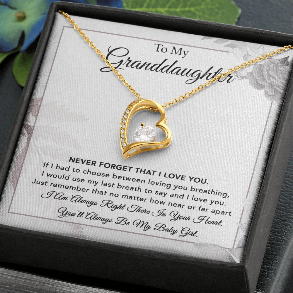 To My Granddaughter Necklace, Gift From Grandpa, Necklace For Granddaughter 6_1