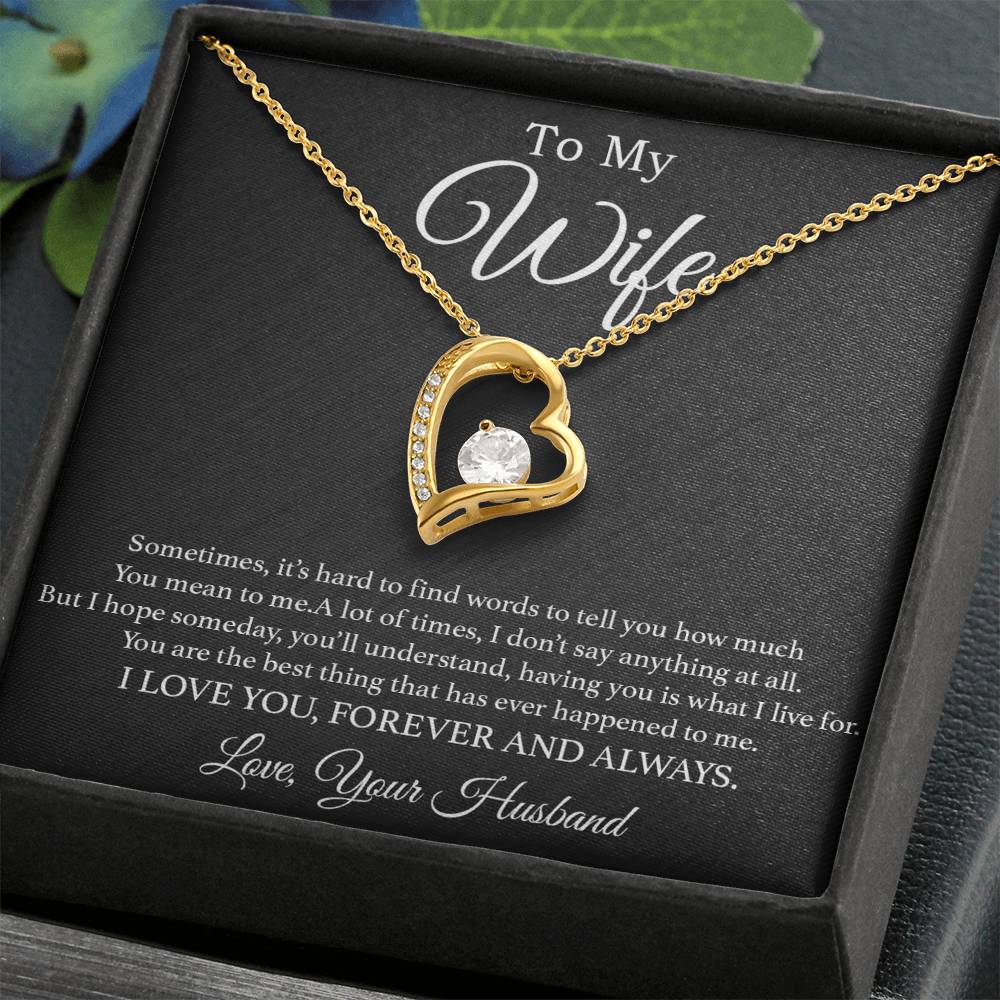 To My Wife Necklace, Gift For Wife, Anniversary Gift For Wife, Necklace For Wife 28_2