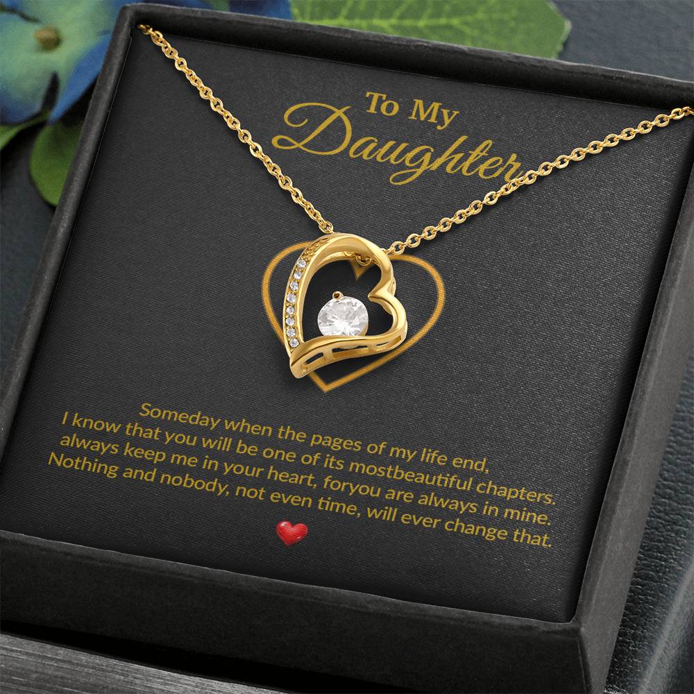 To My Daughter Necklace, Gift for Daughter from Dad, Father Daughter Necklace