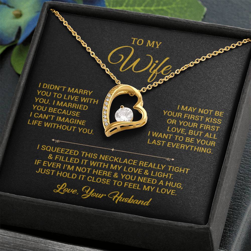 To My Wife Necklace, Gift For Wife, Anniversary Gift For Wife, Christmas Gift