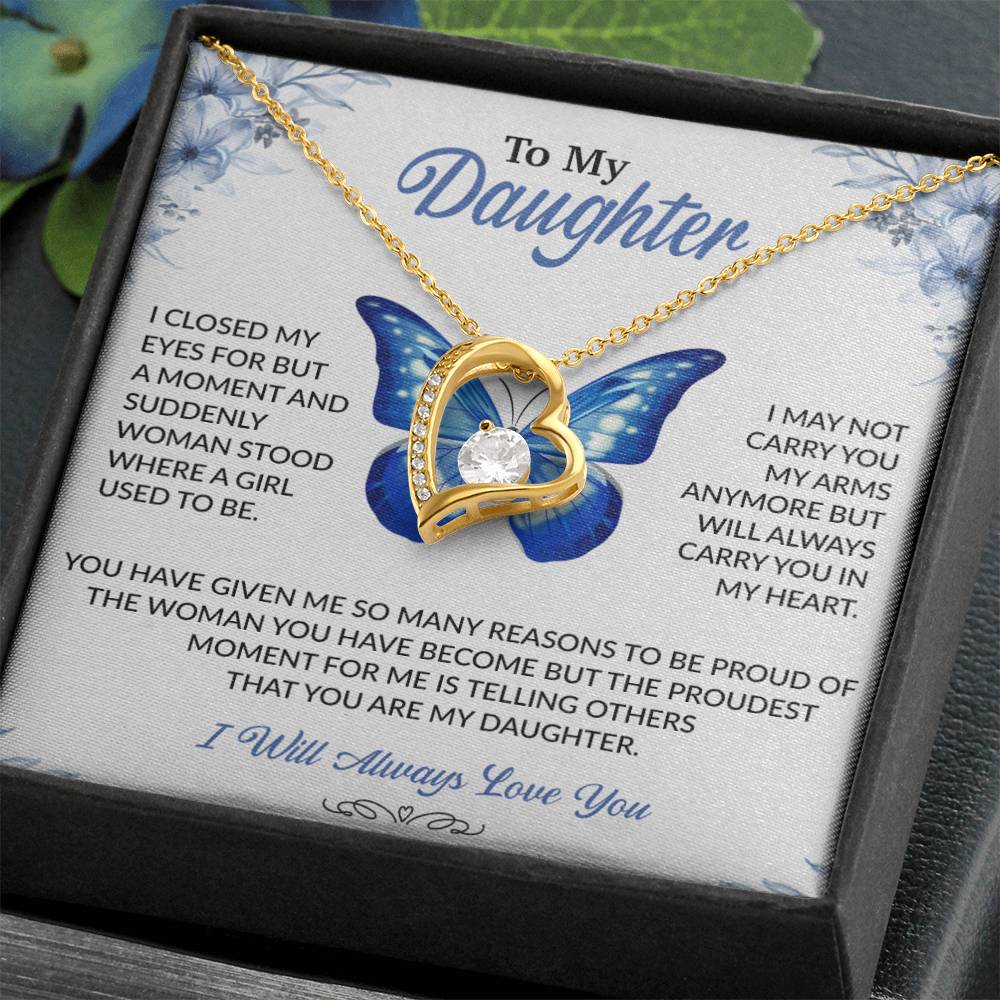 To My Daughter Necklace, Gift for Daughter from Dad, Daughter Father Necklace 9_12