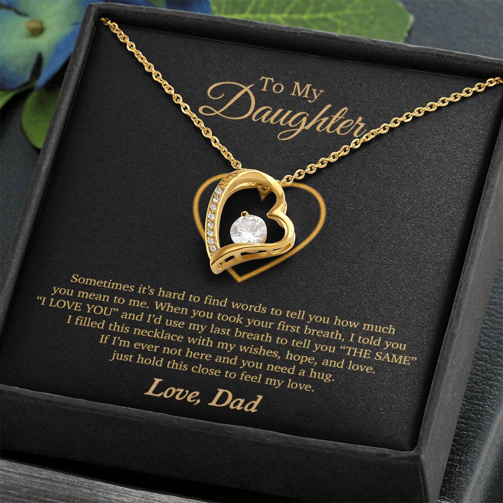 To My Daughter Necklace, Gift For Daughter From Dad, Daughter Father Necklace 3_11