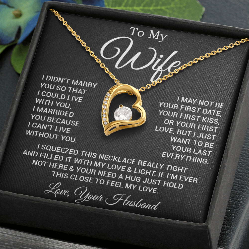 To My Wife Necklace, Gift For Wife, Anniversary Gift For Wife, Necklace For Wife 25_2