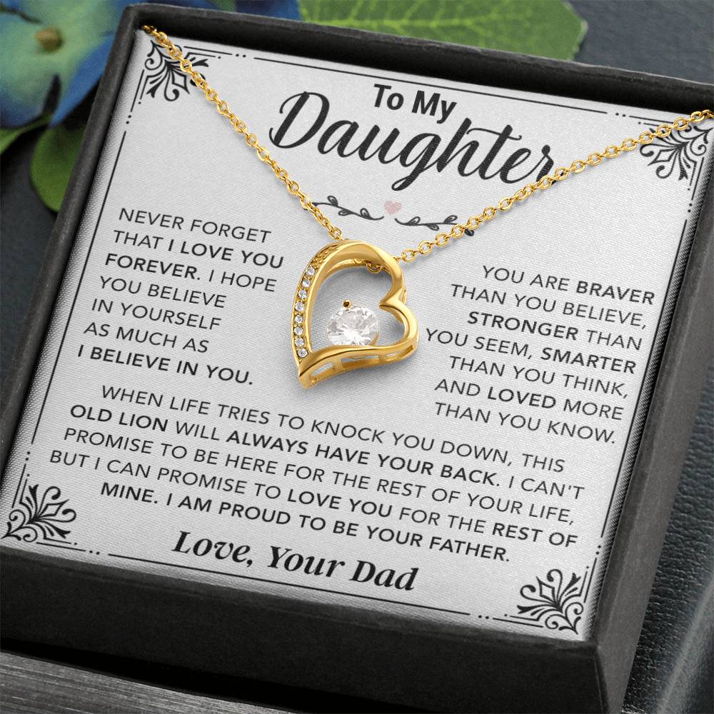 To My Daughter Necklace Gift for Daughter from Dad,Daughter Father Necklace 2_12