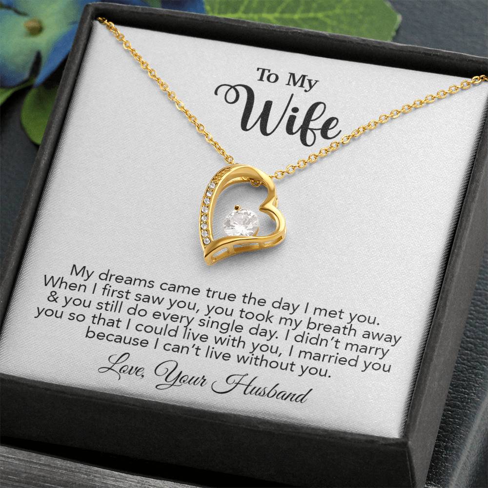 To My Wife Necklace, Wife Gift From Husband, Wife Husband Necklace, Christmas Gift 16_10