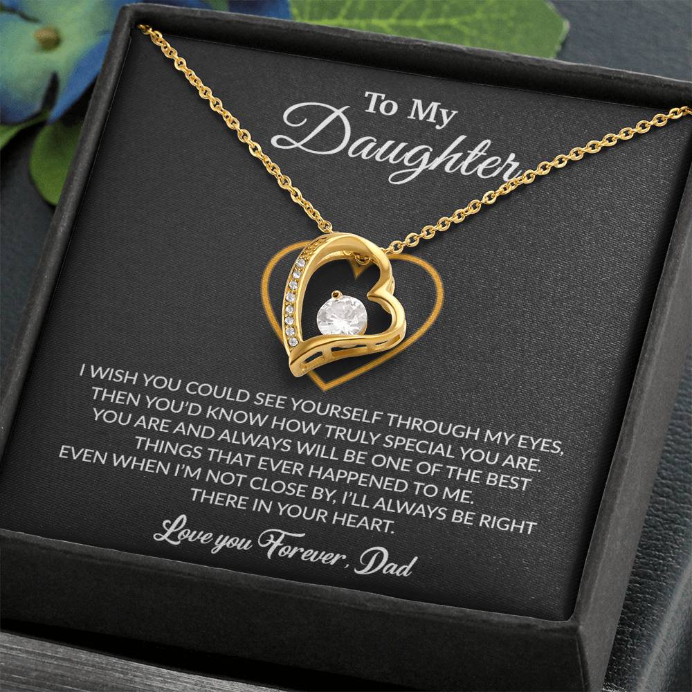 To My Daughter Necklace, Gift for Daughter from Dad, Father Daughter Necklace 22_6