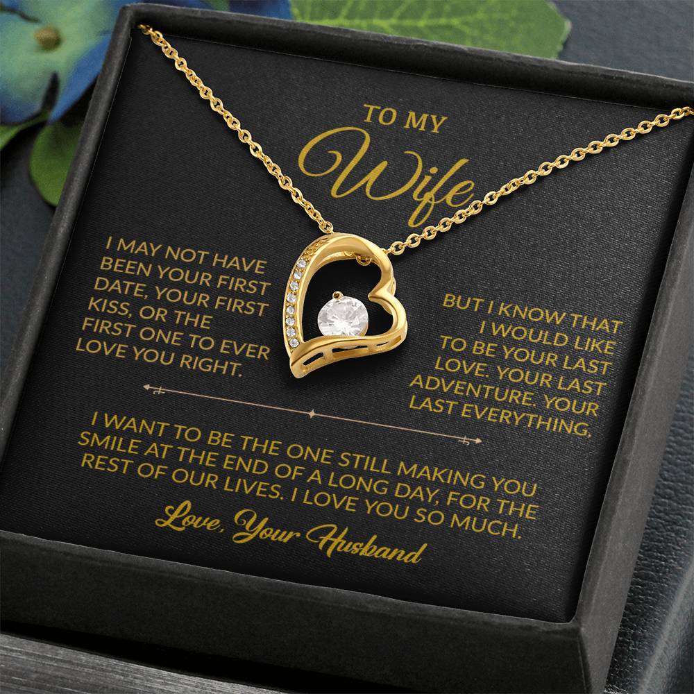 To My Wife Necklace, Gift For Wife, Anniversary Gift For Wife, Necklace For Wife