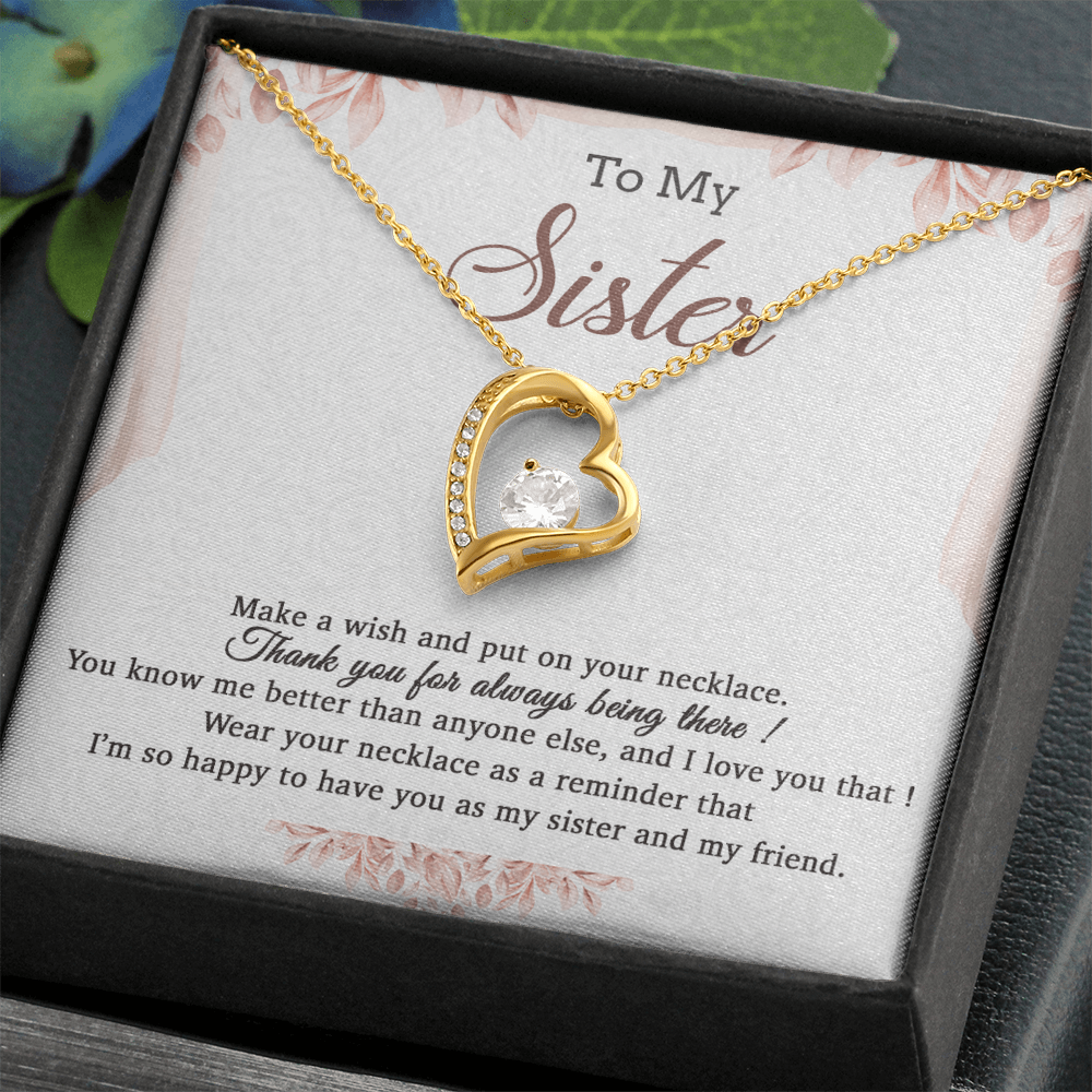 To My Sister Necklace, Brother to Sister, Birthday gift For Sister from Brother 6_1