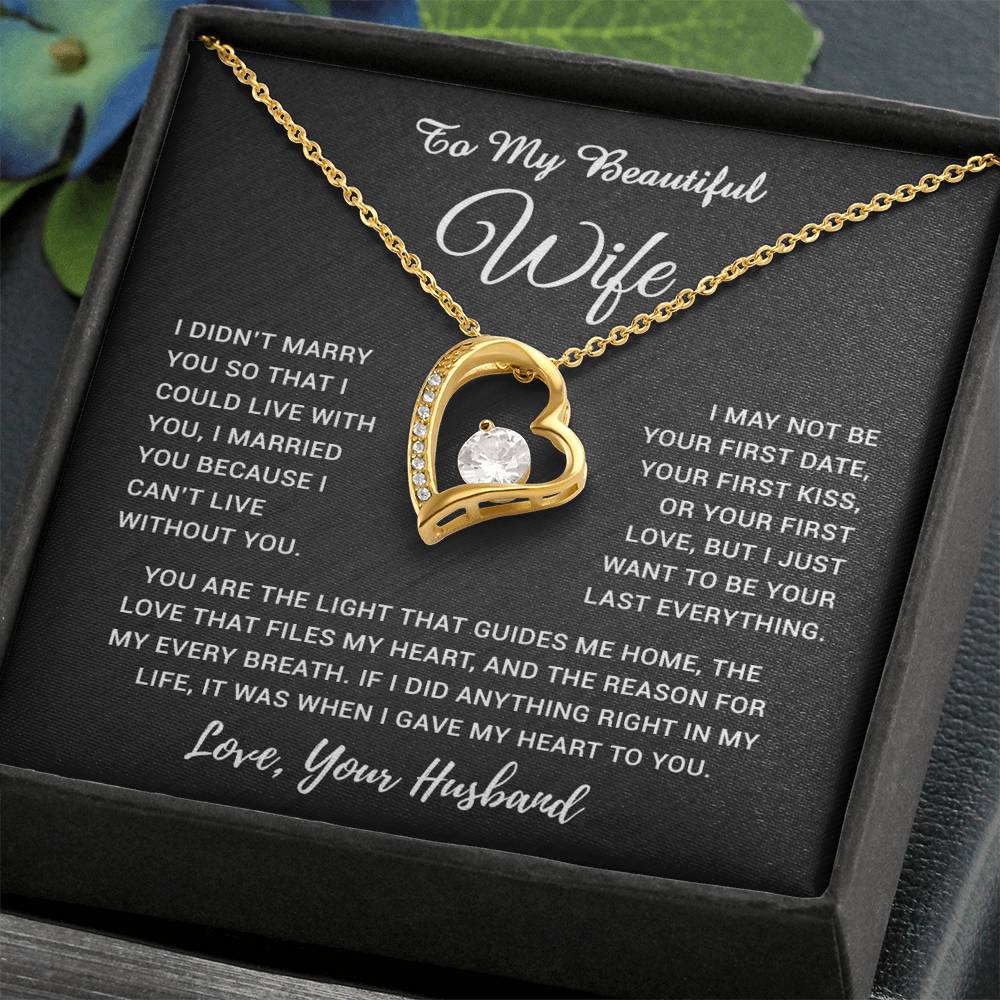 To My Wife Necklace, Gift For Wife, Anniversary Gift For Wife, Necklace For Wife 4_5