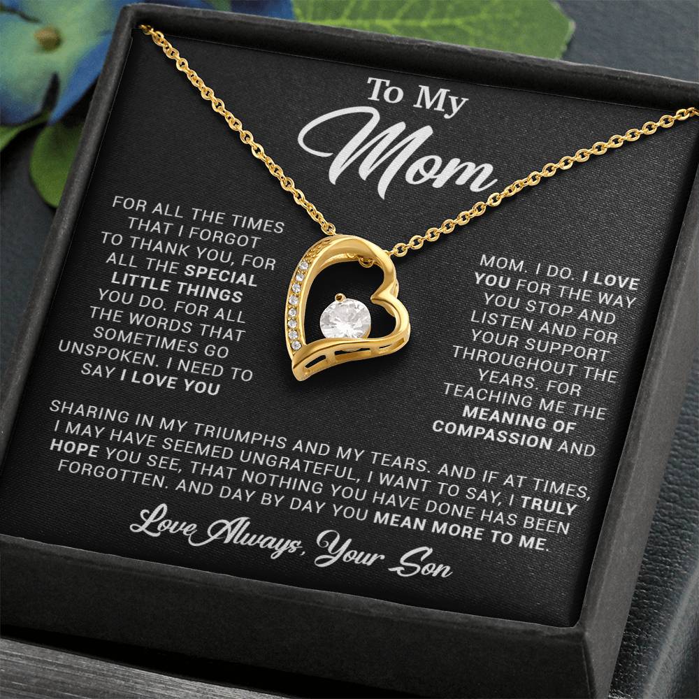 To My Mom Gift for Mother from Son From Daughter Mom Birthday Gift, Mothers Day_ 3_4_Black