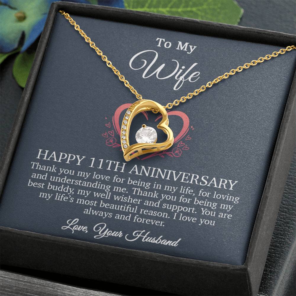 11th Anniversary Gift For Wife, 11 Year Anniversary Gifts, 11th Wedding Anniversary Gift Ideas_Blue