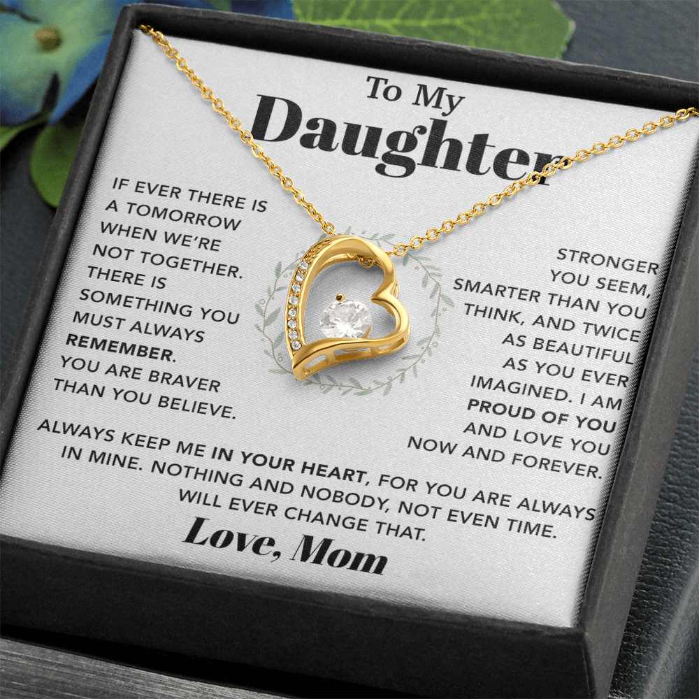 To My Daughter Necklace, Gift for Daughter from Mom And Dad, Mother Daughter Necklace 6_10