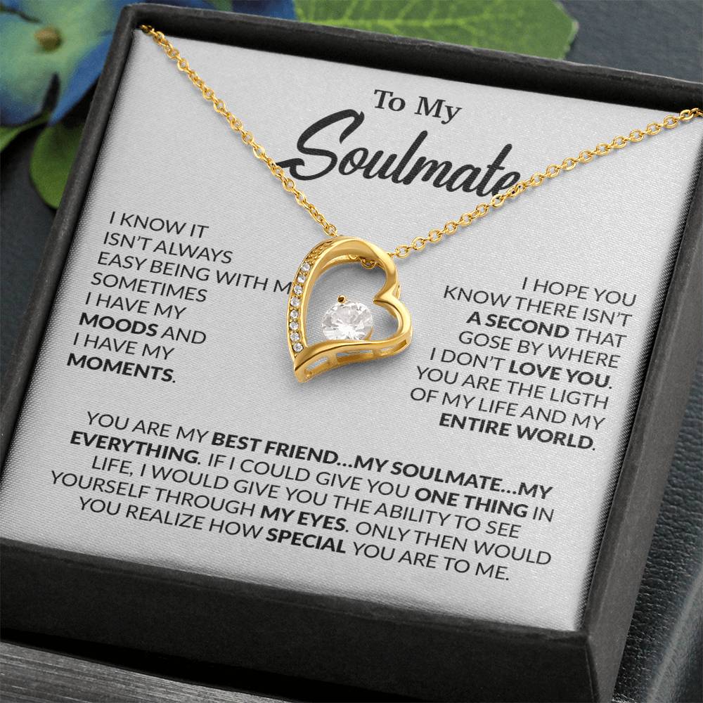 To My Soulmate Necklace, Soulmate Gift, Gift For Girlfriend, Christmas Gift 23_10_White