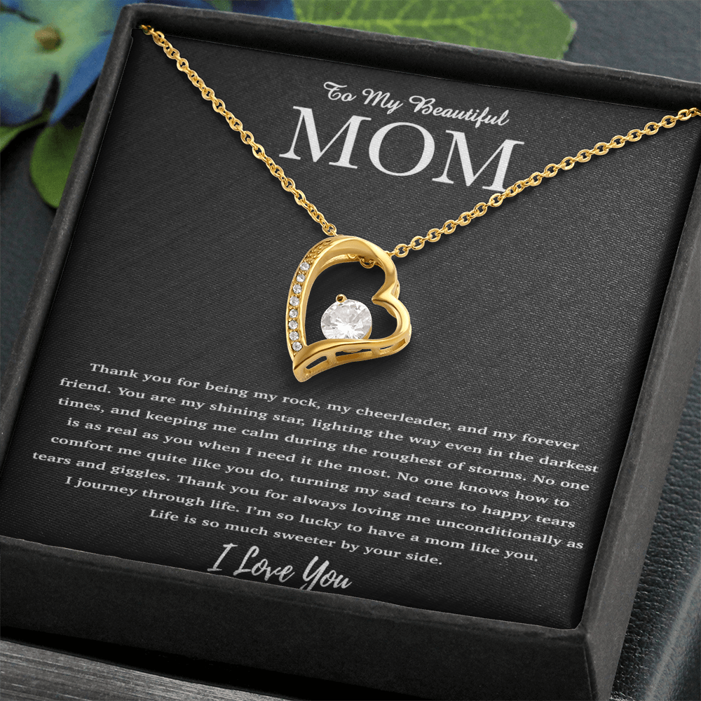 To My Mom Necklace, Gift For Mom From Daughter, Mother's Day Gifts 24_4