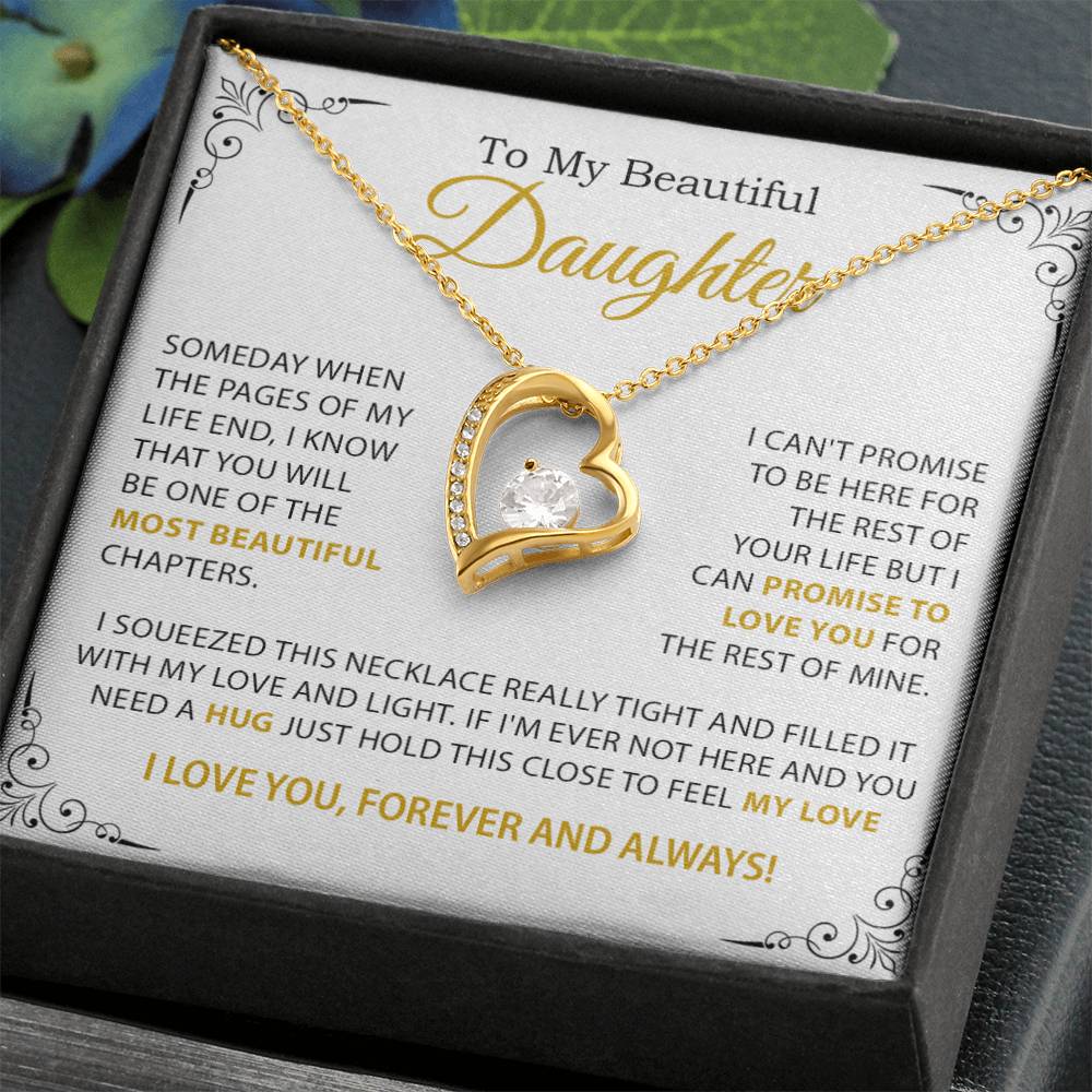 To My Daughter Necklace, Mother Daughter Gifts, Daughter Necklace, Dad Daughter Gift