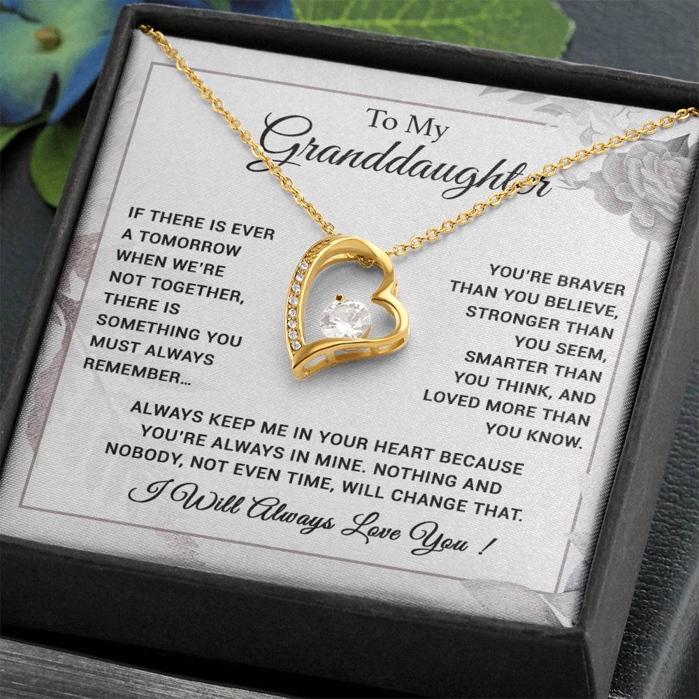 To My Granddaughter Necklace, Xmas Birthday Gift For Granddaughter from Grandma 26_8