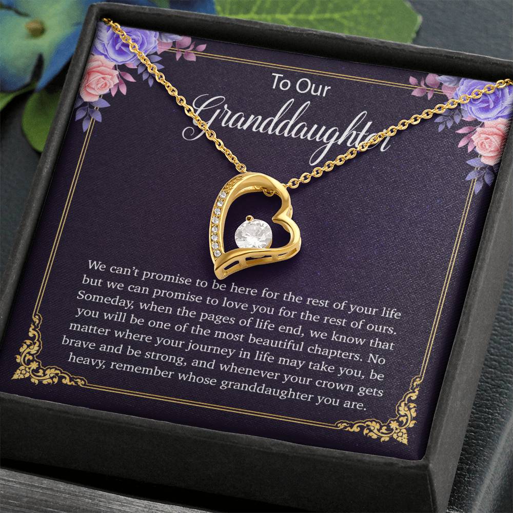 To Our Granddaughter Necklace, Birthday Gift For Granddaughter, Jewelry Gift