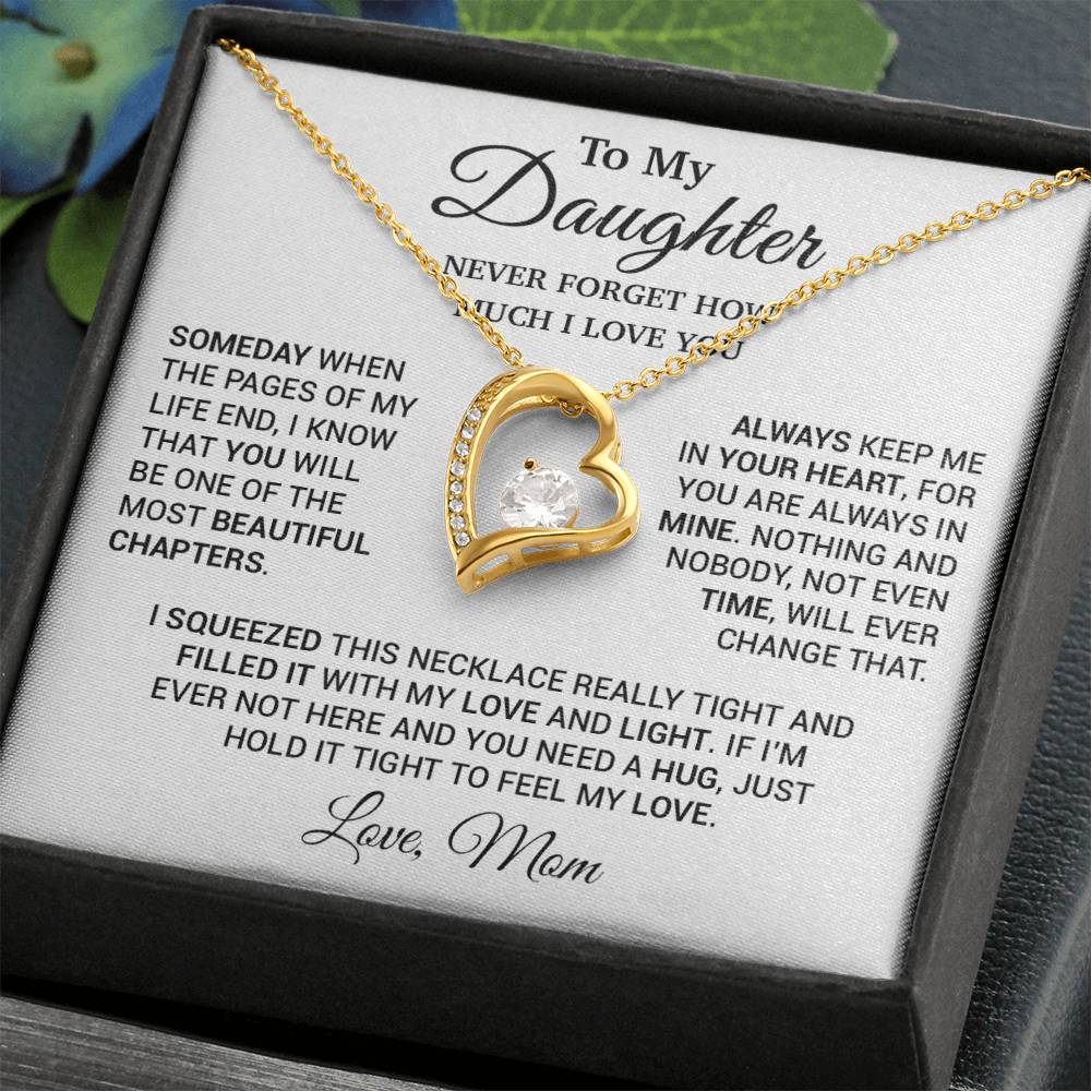 To My Daughter Necklace, Daughter Mother Necklace, Daughter Gift From Mom 23_10