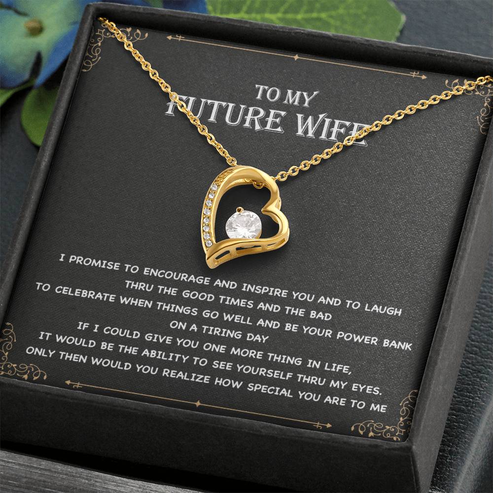 To My Future Wife Necklace, Engagement Gift for Future Wife, Birthday Gift