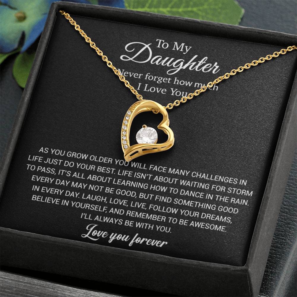 To My Daughter Necklace, Daughter Mother Necklace, Daughter Gift From Mom 9_12