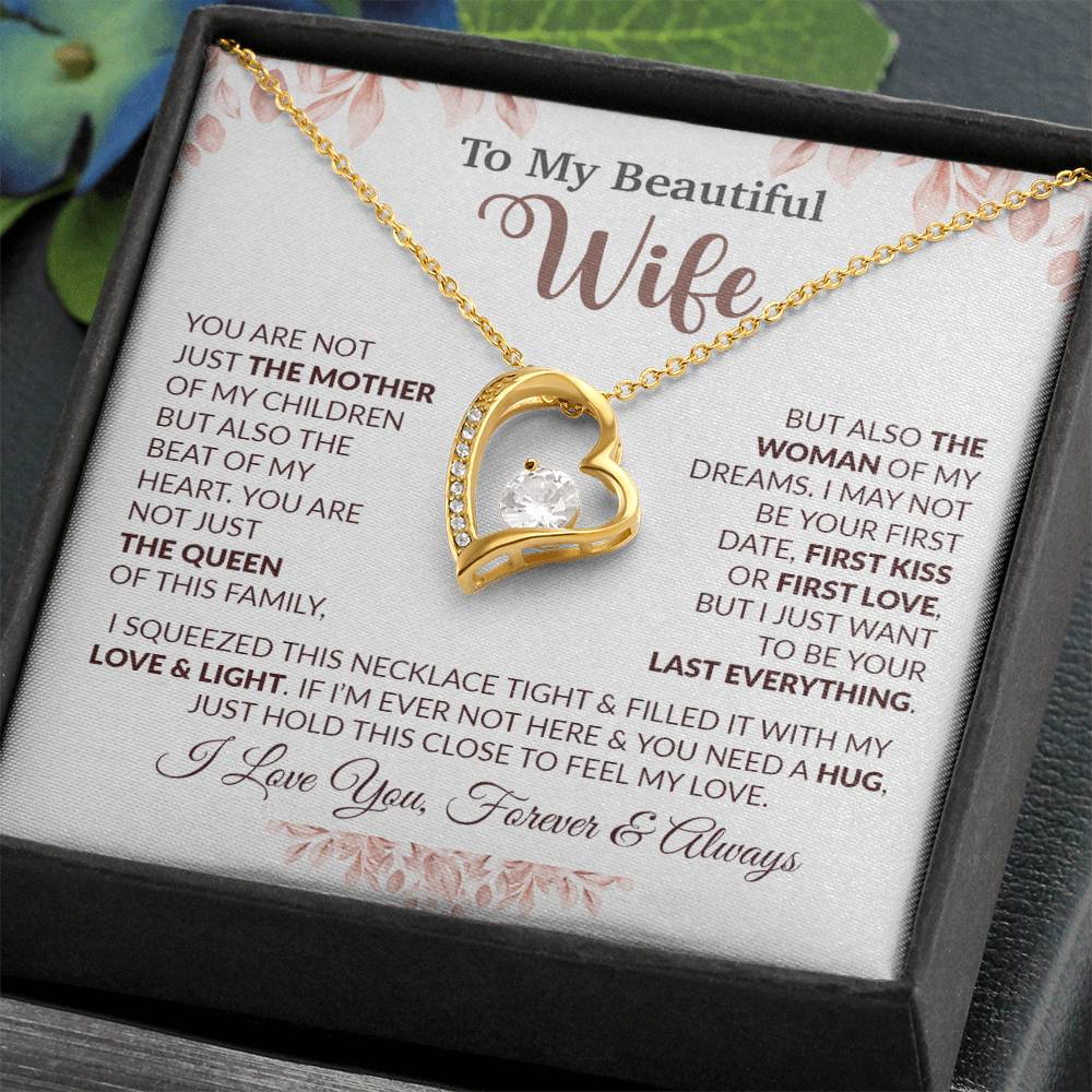 To My Wife Necklace, Wife Gift From Husband, Wife Husband Necklace, Christmas Gift 14_9