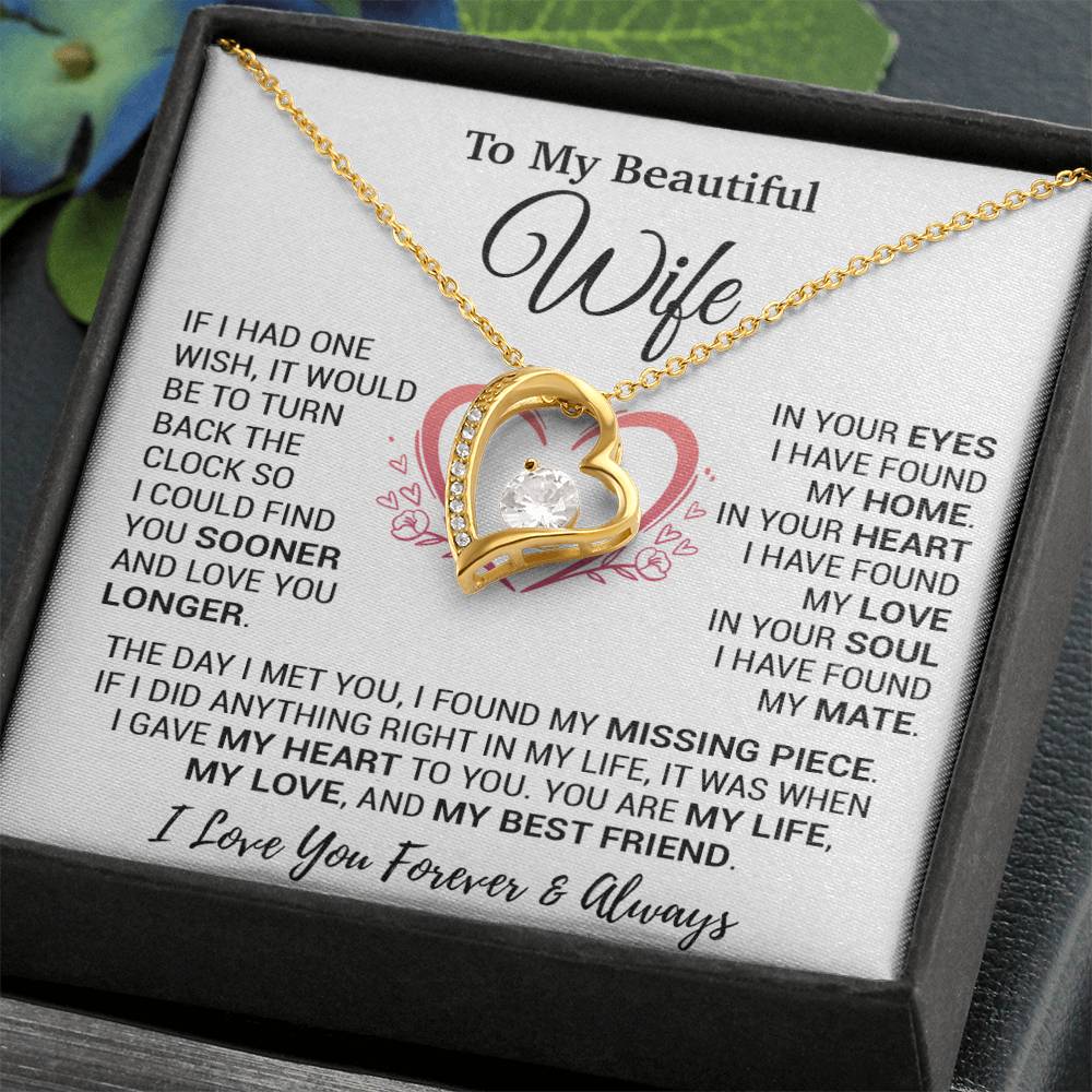 To My Wife Necklace, Christmas Gifts For Women, Anniversary Gift For Wife 12_11