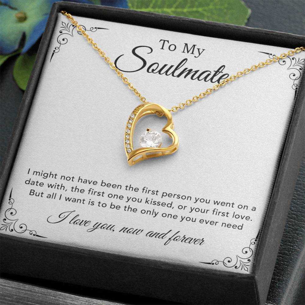 To My Soulmate Necklace, Gift For Her, Christmas Gift, Birthday Gift