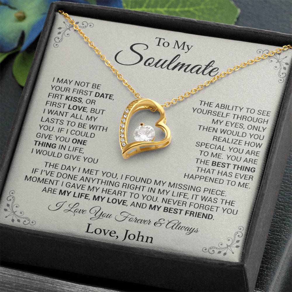 Custom To My Soulmate Necklace, Anniversary Gift, Birthday Gift, Christmas Gift 22_8