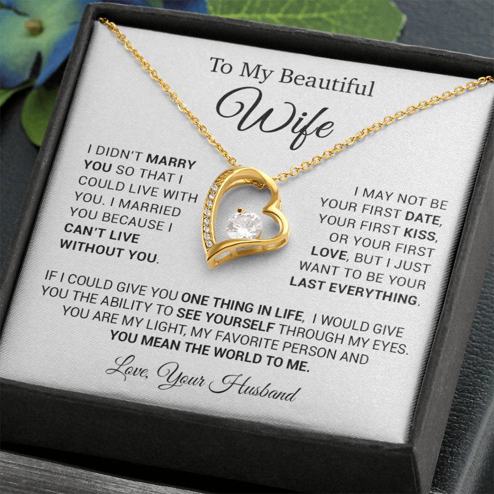 To My Wife Necklace, Anniversary Gift For Wife, Wife Birthday, Gift For Wife 26_7