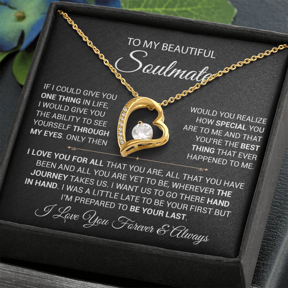 To My Soulmate Necklace, Gift For Wife Girlfriend From Husband, Christmas Gift 9_9