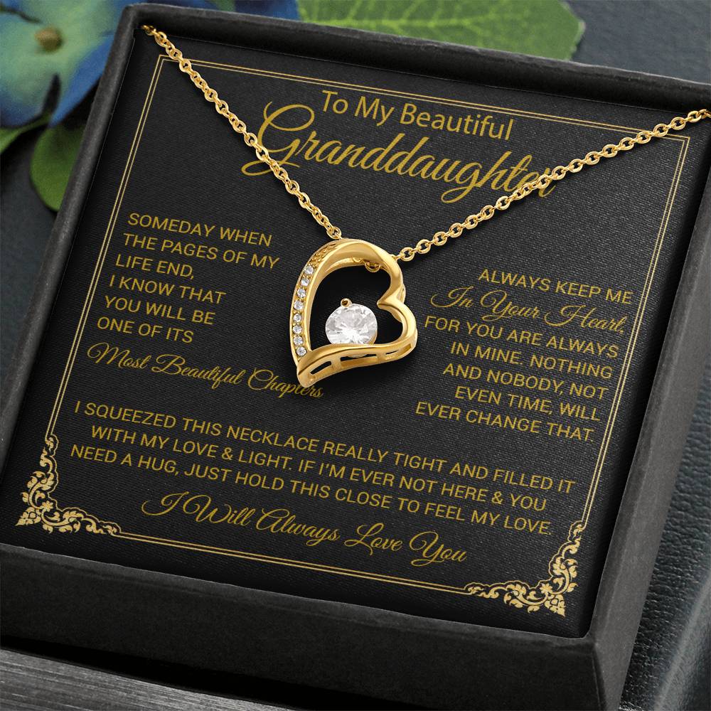 To My Granddaughter Necklace, Granddaughter Gift from Grandma, Christmas Gift 27_8