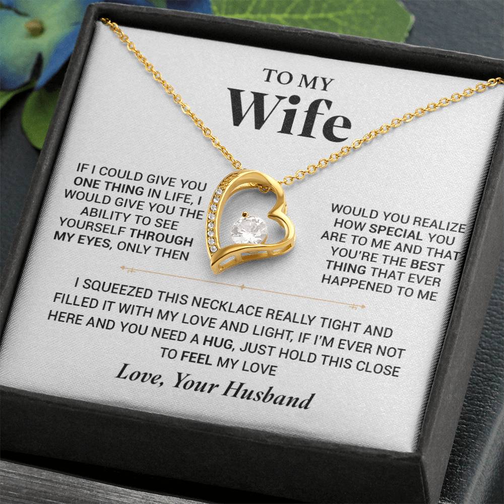 To My Wife Necklace, Christmas Gift For Wife, Christmas Gifts For Her, Wife Gift_NEW