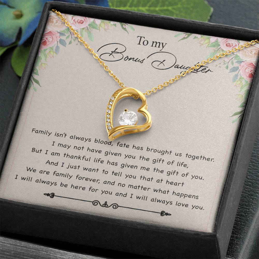 To my Bonus Daughter Necklace, Bonus Daughter, Step Daughter Gift 30_11
