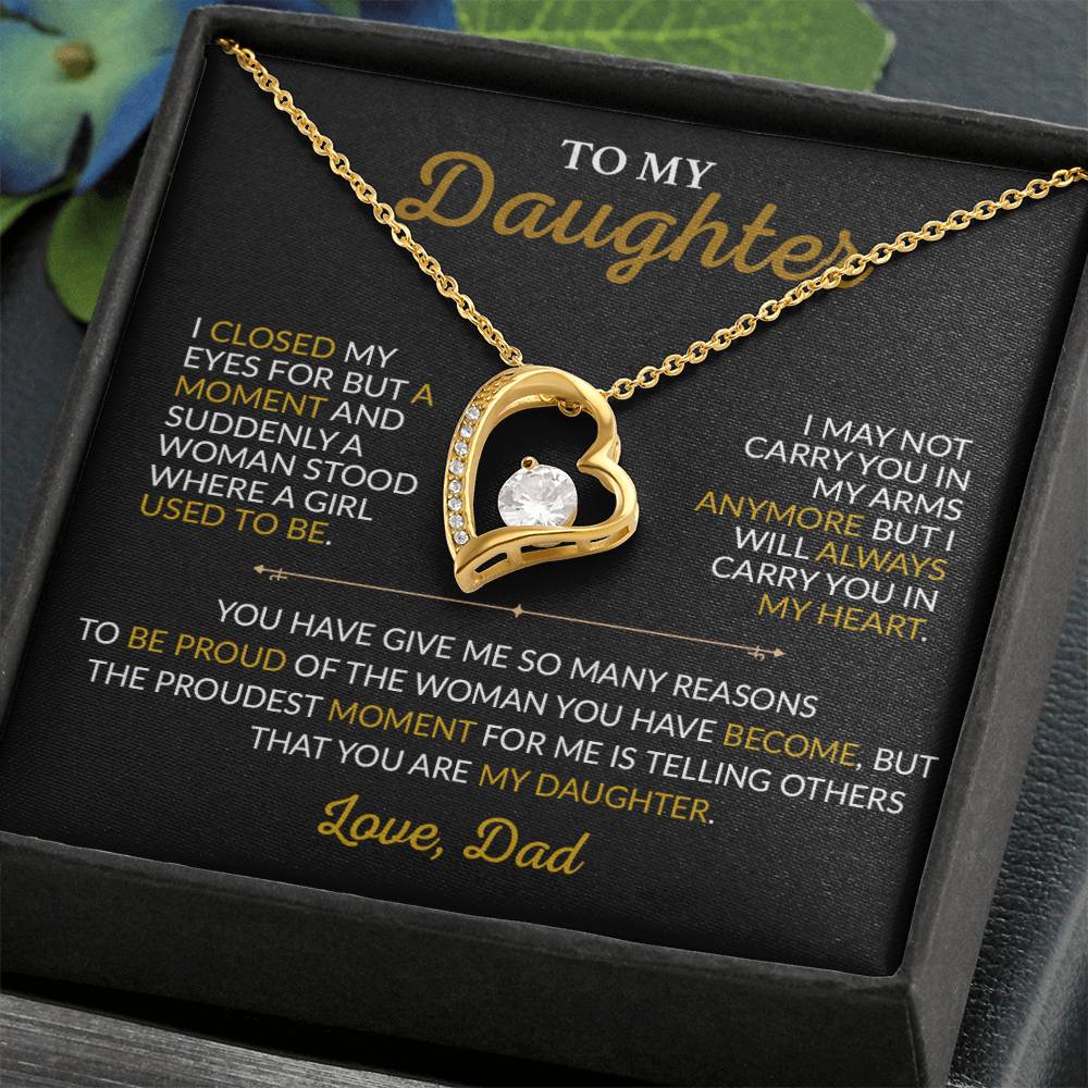To My Daughter Necklace, Gift for Daughter from Dad,Daughter Father Necklace 14_3